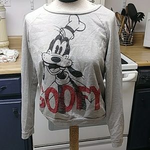Disney Goofy Tagless Sweatshirt Sz L long sleeve